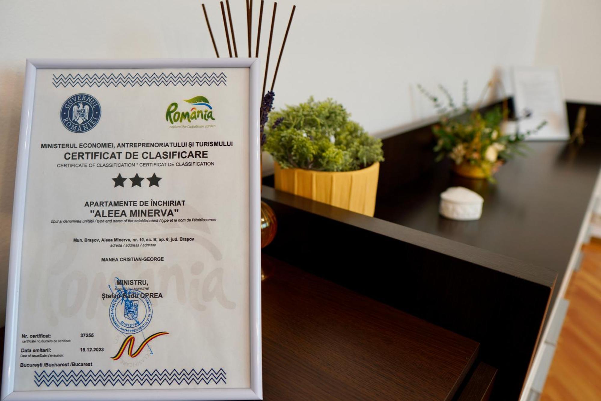 בראשוב Apartament Aleea Minerva מראה חיצוני תמונה